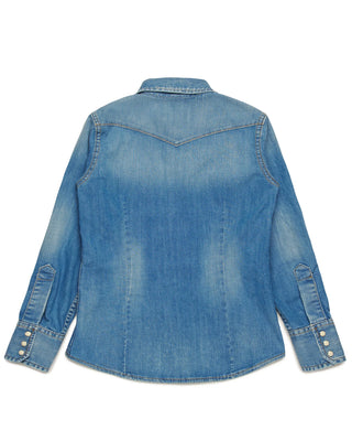 Dsquared2 Camicia Maniche Lunghe DQ2887 D0AC5 In Denim