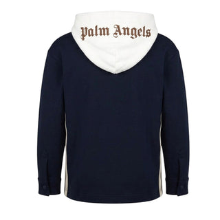 Palm Angels Giacca Blu Con Cappuccio F6PAJBSI021/1528 Per Bambino