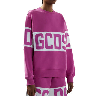 Gcds Felpa girocollo in cotone con logo B1XM1511JD1