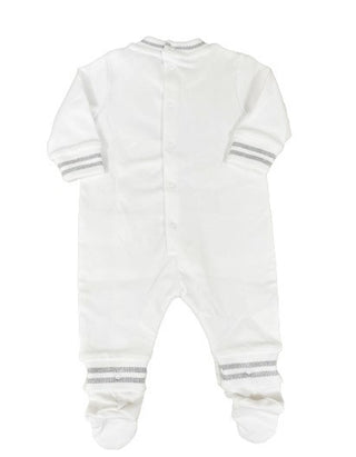 Moschino Onesie WITH DETACHABLE FEET MUY03X WITH CLIPS