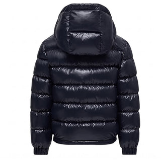 Moncler Piumino New Aubert Blu Navy L29541A00035-742 Per Bambino