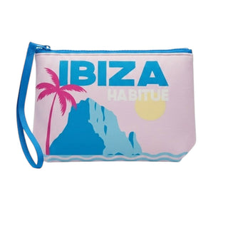 Mc2 Saint Barth Pochette Aline In Scuba Con Stampa Cartolina Ibiza ALIN001/07488L