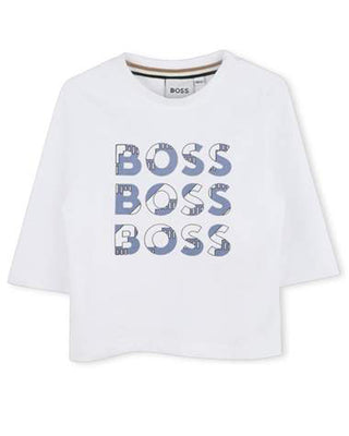 Hugo Boss T-shirt a maniche lunghe con logo J51291