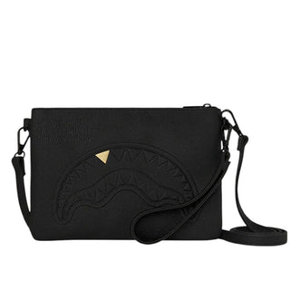 SPRAYGROUND Pochette BLACKED OUT EMBOSSED GOLD TOOTH 910B9327NSZ