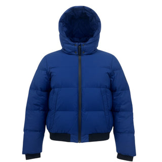 Woolrich Piumino bluette con cappuccio WKCPS2055CO90