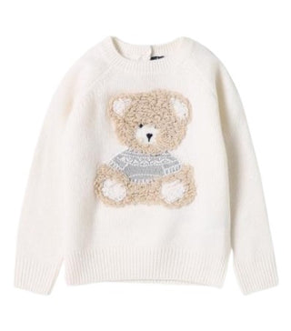 The Owl Sweater with applications A22MA334EM220