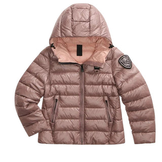 Blauer Giubbino Trapuntato Rosa A Righe 26WBLGC02295-30GRP Caroll Jr Per Bambina