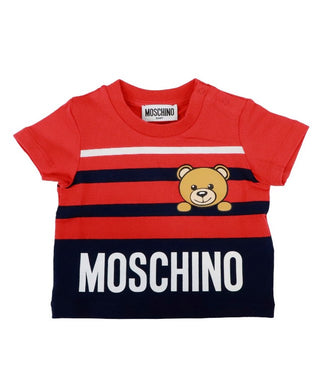 Moschino T-Shirt mit Rundhalsausschnitt und MSM02A-Symbol