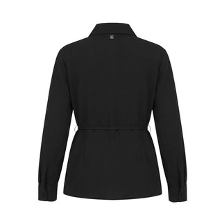 Kocca Camicia Nera Con Cintura A26JCM9439ABUN1884 Per Bambina