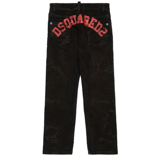 Dsquared2 Jeans Neri Con Logo DQ3284-D0AFQ-DQ900