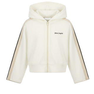 Palm Angels Felpa Avorio Cropped Per Bambina PGBD00BS26FLE001/002
