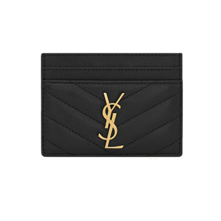 Yves Saint Laurent Portacarte Cassandre 423291/bow011000 In Pelle