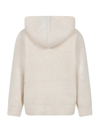 Msgm Maglia con cappuccio e logo frontale F4MSJUJP076