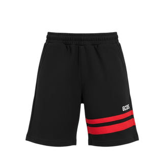 GCDS Bermuda In Felpa Nero Z0UJQL594F004/999R Per Bambino