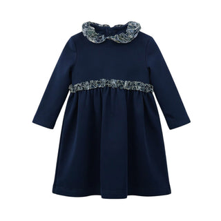 Il Gufo Vestina In Cotone Con Dettagli Tartan A19VL362M0093