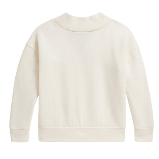 Polo Ralph Lauren Felpa Avorio Con Polo Bear 312B28482001 Per Bambina