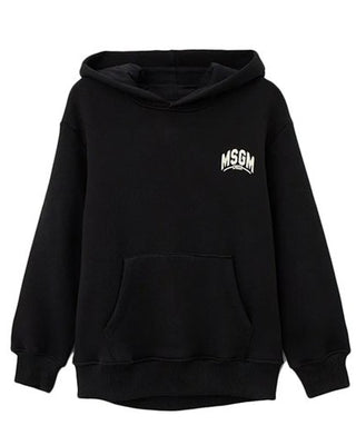 Msgm Felpa con cappuccio e logo frontale F4MSJBHS226