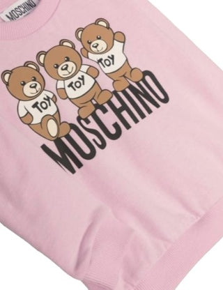 Moschino Sweatshirt mit Rundhalsausschnitt und MSF04Q-Aufdruck
