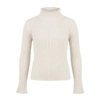TWINSET Maglia Avorio A Costine 262GJ3011 Per Bambina