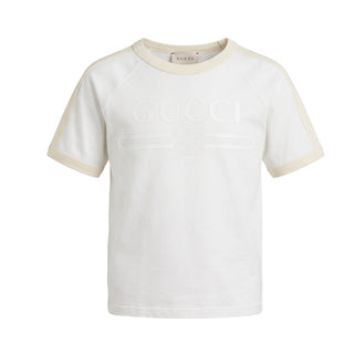 Gucci T-shirt Avorio A Maniche Corte 864634-XJHW6-9043 Per Bambini