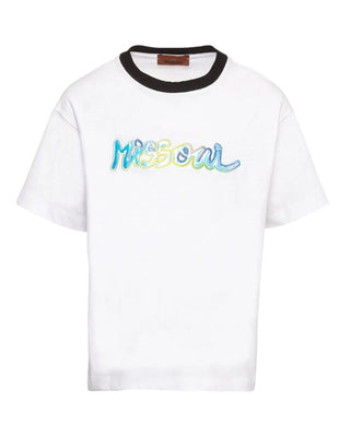 Missoni T-shirt a maniche corte con logo MV8Q21-J0177