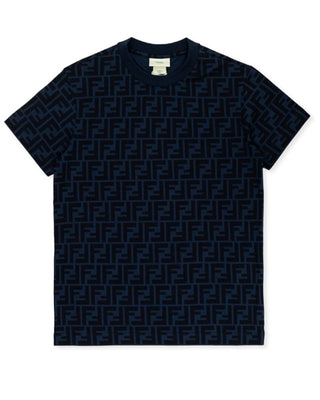 Fendi JUI181-ATRV Short Sleeve T-Shirt With FF Logo