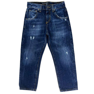 Patriot Jeans Loose fit in denim blu con rotture PJ5F2WPBK16