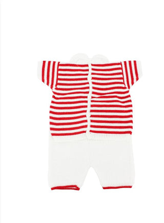 Little Bear Zweiteiliger Playsuit li0123 Knöpfe auf der Rückseite