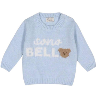 J.o Milano Maglia Girocollo Celeste 2663A1-03J Per Bambino