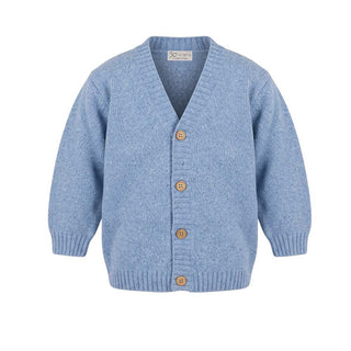 J.o Milano Cardigan Azzurro In Misto Cashmere 2663Z3 Per Neonato