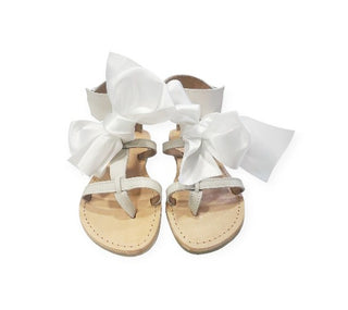 Doudou Sandals With Bow poscv393 at the Ankle
