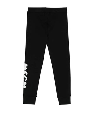 Msgm Leggings neri in jersey da bambina F4MSJGLG072