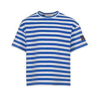 Doudou T-shirt a righe effetto punto spugna DU8P31-Z1938