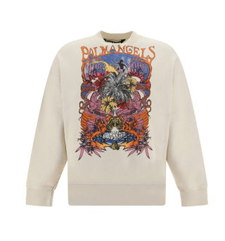 Palm Angels Bedrucktes Sweatshirt PMBA065F23FLE001
