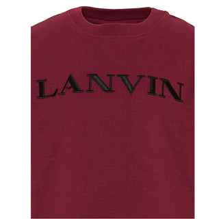 Lanvin T-shirt A Maniche Corte Con Logo N30426/955 Per Bambini
