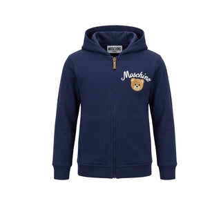 Moschino Zip-up Hooded Tracksuit with Logo MNK03N