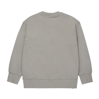 MM6 Maison Margiela Felpa Girocollo Grigia Con Numeric Logo M61009-MM02X-M6907