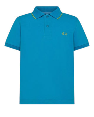 Sun68 Polo A Maniche Corte A35310B Con Logo