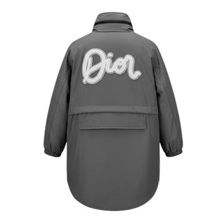 Dior Parka Antivento Grigio Da Bambina 3WBM21COAA96006