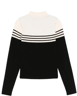 Elisabetta Franchi Maglia girocollo con logo EFMA156.C