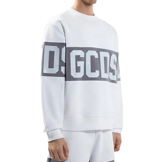 Gcds Felpa girocollo in cotone con logo B1XM1511JD1