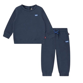 Levis Tuta Blu In Cotone 6EP012-UF3 Per Neonato