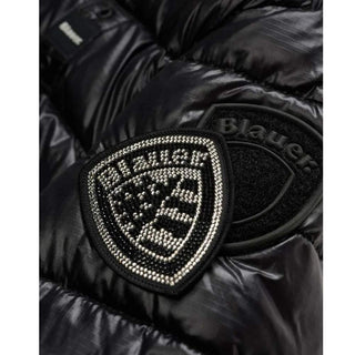 Blauer Giubbino Trapuntato Nero A Righe 26WBLGC02295-999EI Caroll Jr Per Bambina