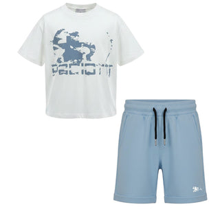 Cesare Paciotti Completo Con T-shirt E Bermuda Per Bambino COMP6110BJ-V1