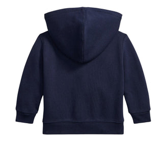 Polo Ralph Lauren Felpa Blu Con Zip E Cappuccio 320547626001 Per Neonati