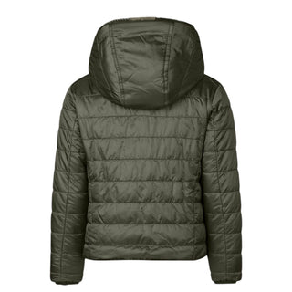 Save the Duck Giubbino verde reversibile con cappuccio da bambina J33540G