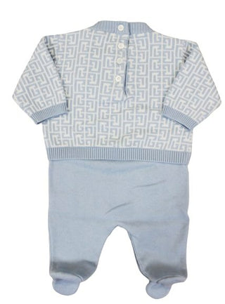 Balmain Playsuit bs0a510 mit Knöpfen hinten