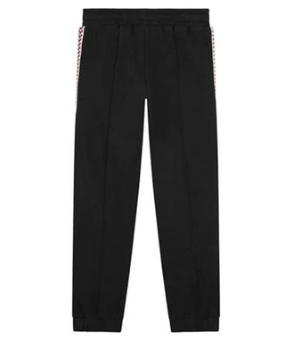 Lanvin Pantaloni jogger neri con logo N30105