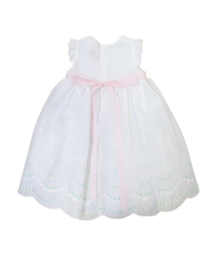 Ponto Por Ponto Vestina Cerimonia con ricamo orlo 1/6393