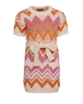 Missoni Abito in maglia con motivo zig zag MV1B51-X0006